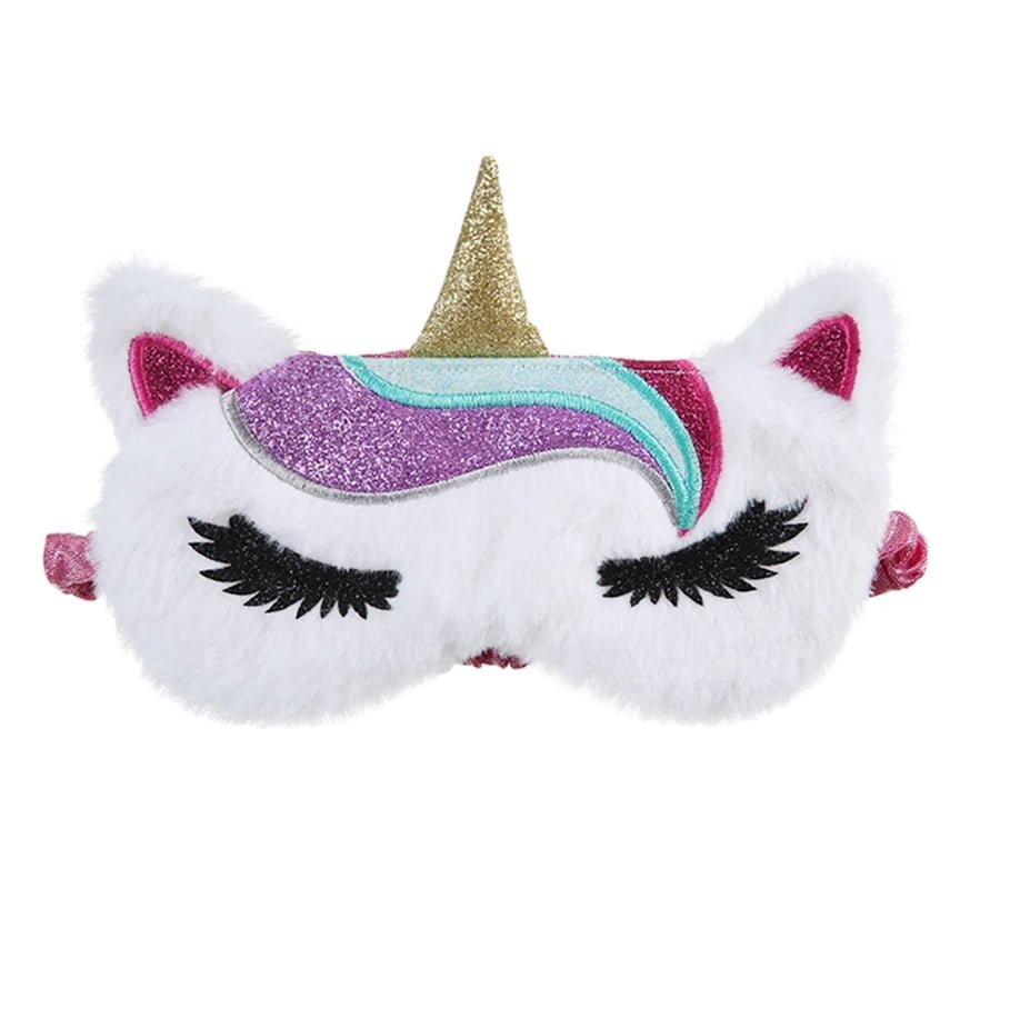 31318-slaapmasker-unicorn-eenhoorn-kuifje-wit